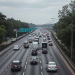 cover of the track - Busy highway