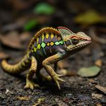 cover of the track - Chameleon walking