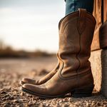 cover of the track - Dusty cowboy boots