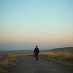 cover of the track - Walking alone